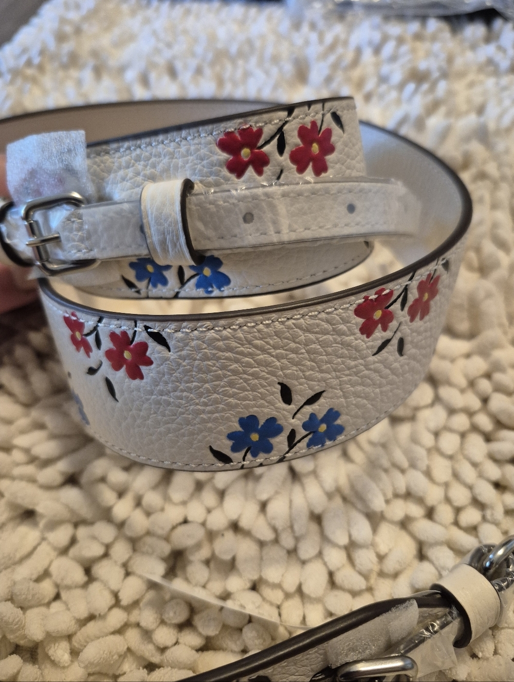 Coach Adjustable Strap With Floral Print  NWT  [P7]